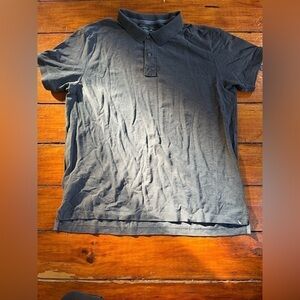 Eddie Bauer Gray Collar Polo Size XL